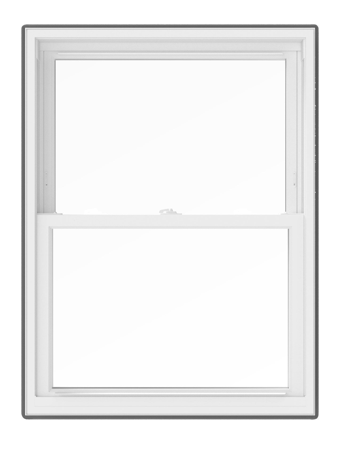 Pella 150 Series Replacement 31.5-In X 53.5-In X 3.25-In Jamb White Vinyl Low-E Argon Double Hung Window Full Screen Included | 1000008710