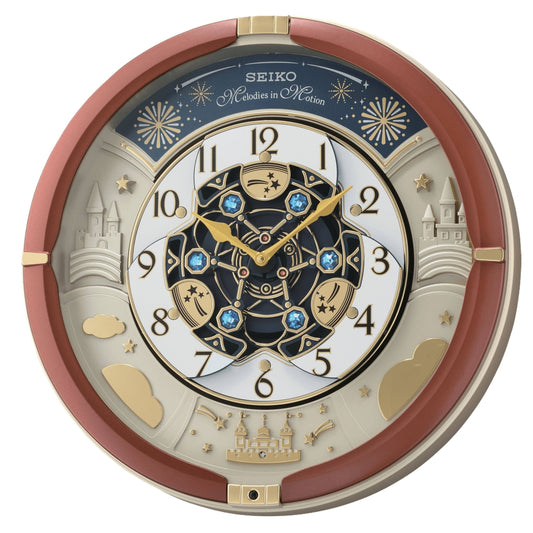 Seiko Melodies In Motion Wall Clock, Castle Night