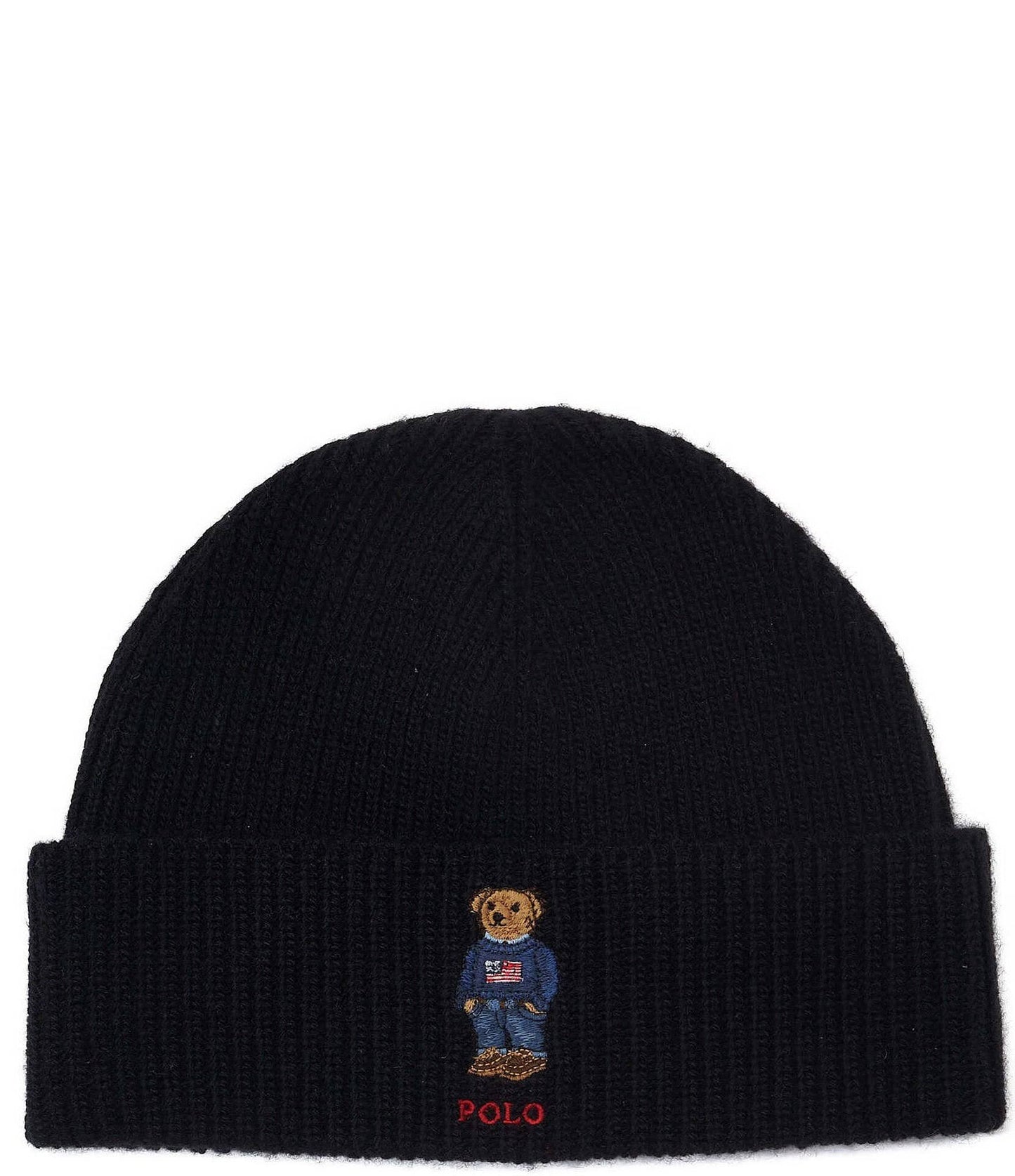 Polo Ralph Lauren Solid Flag Bear Beanie - One Size