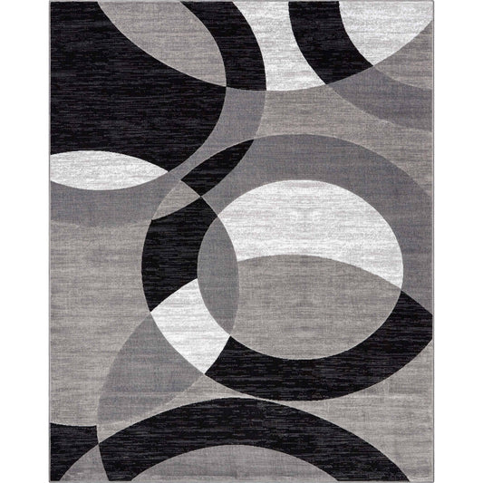 Well Woven Dulcet Bingo Modern Area Rug, Red - 3 3 X 5