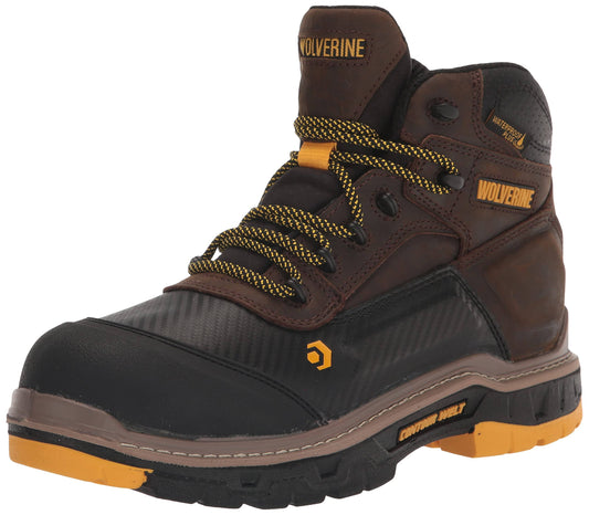 Wolverine Men s Composite Toe Overpass Carbonmax 6 Boots - Brown - 11.5 - Wide - North 40 Outfitters