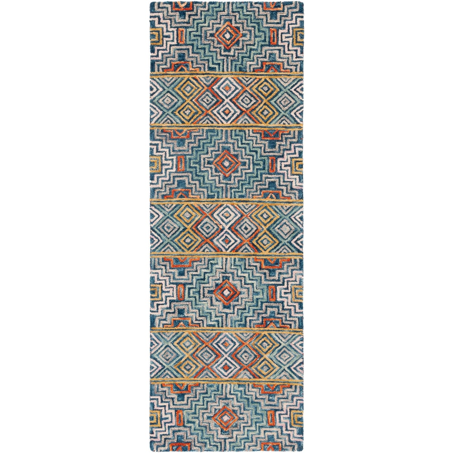 Safavieh Aspen Apn273m Blue / Gold 6 X 9 Area Rug