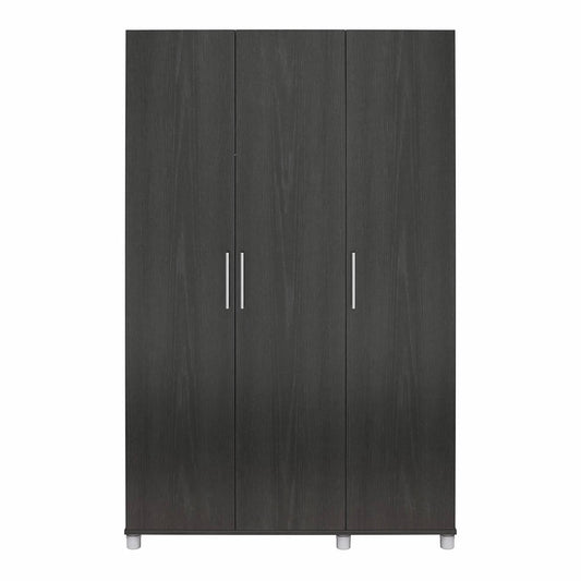 Systembuild Camberly 3 Door Wardrobe, Black Oak