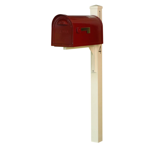 Special Lite Products Mid Modern Dylan Curbside Mailbox, Yellow