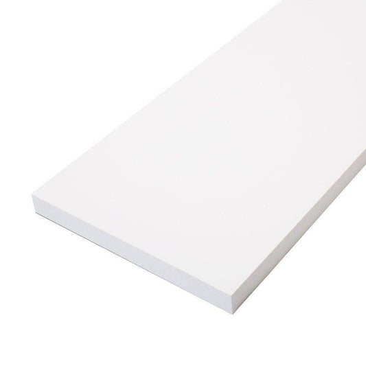 1 In. X 5 In. X 8 Ft. Finger-Joint Primed Pine Board (Actual Size: 0.7086 In. X 4.5 In. X 8 Ft.) (6-Piece Per Box)