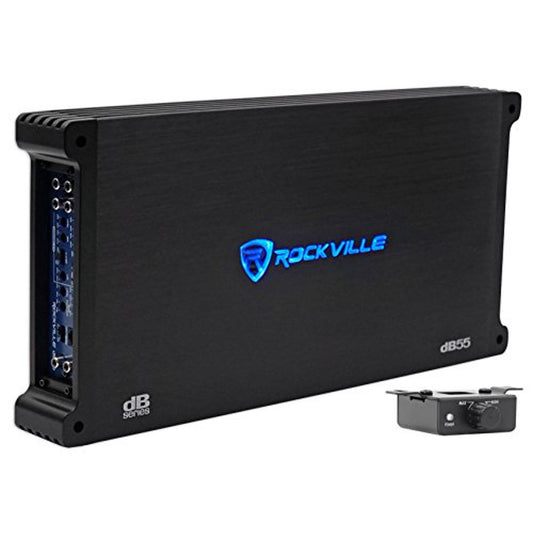 Rockville Db55 4000 Watt/2000w Rms 5 Channel Amplifier Car Stereo Amp