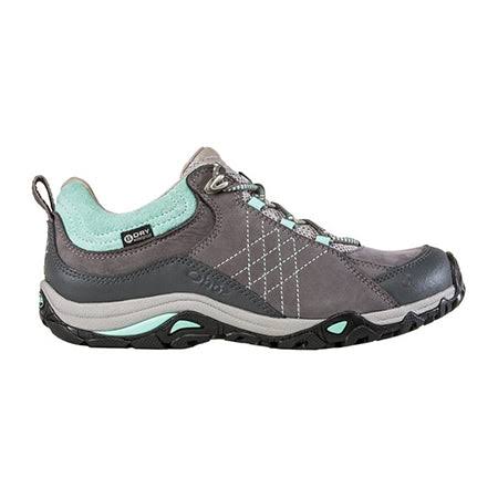 Oboz Women&S Sapphire Low B-Dry, Charcoal/Beach Glass / Wide / 8