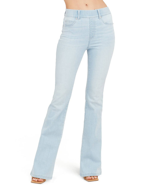 Spanx Women s Retro Light Wash Stretch Flare Jeans