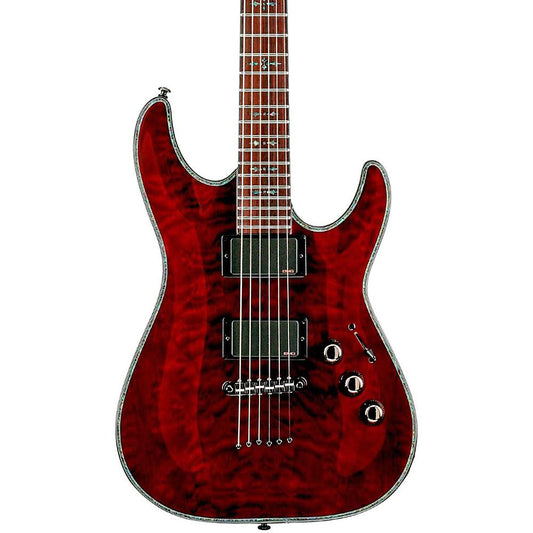 Schecter C-1 Hellraiser Electric Guitar, Black Cherry