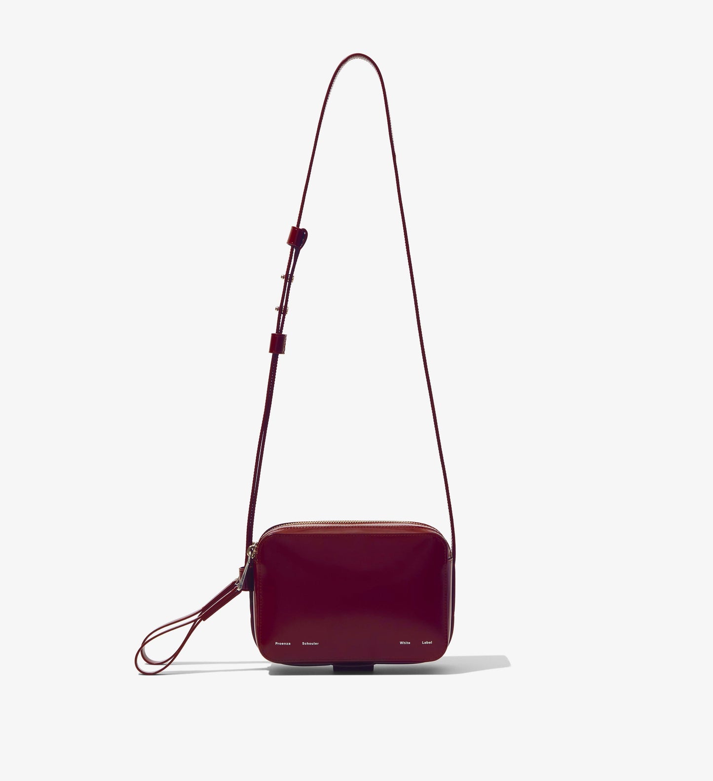 Proenza Schouler Watts Leather Camera Bag - Bordeaux/Silver