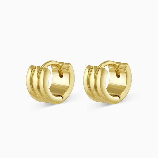 Reed Huggies Earring In Gold Plated, Women s By Gorjana