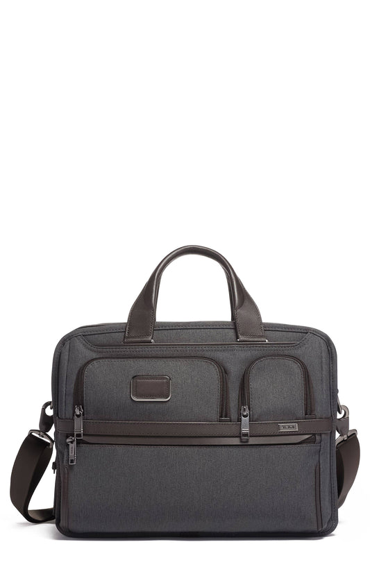 Tumi - Alpha 3 - Expandable Organizer Laptop Brief Black