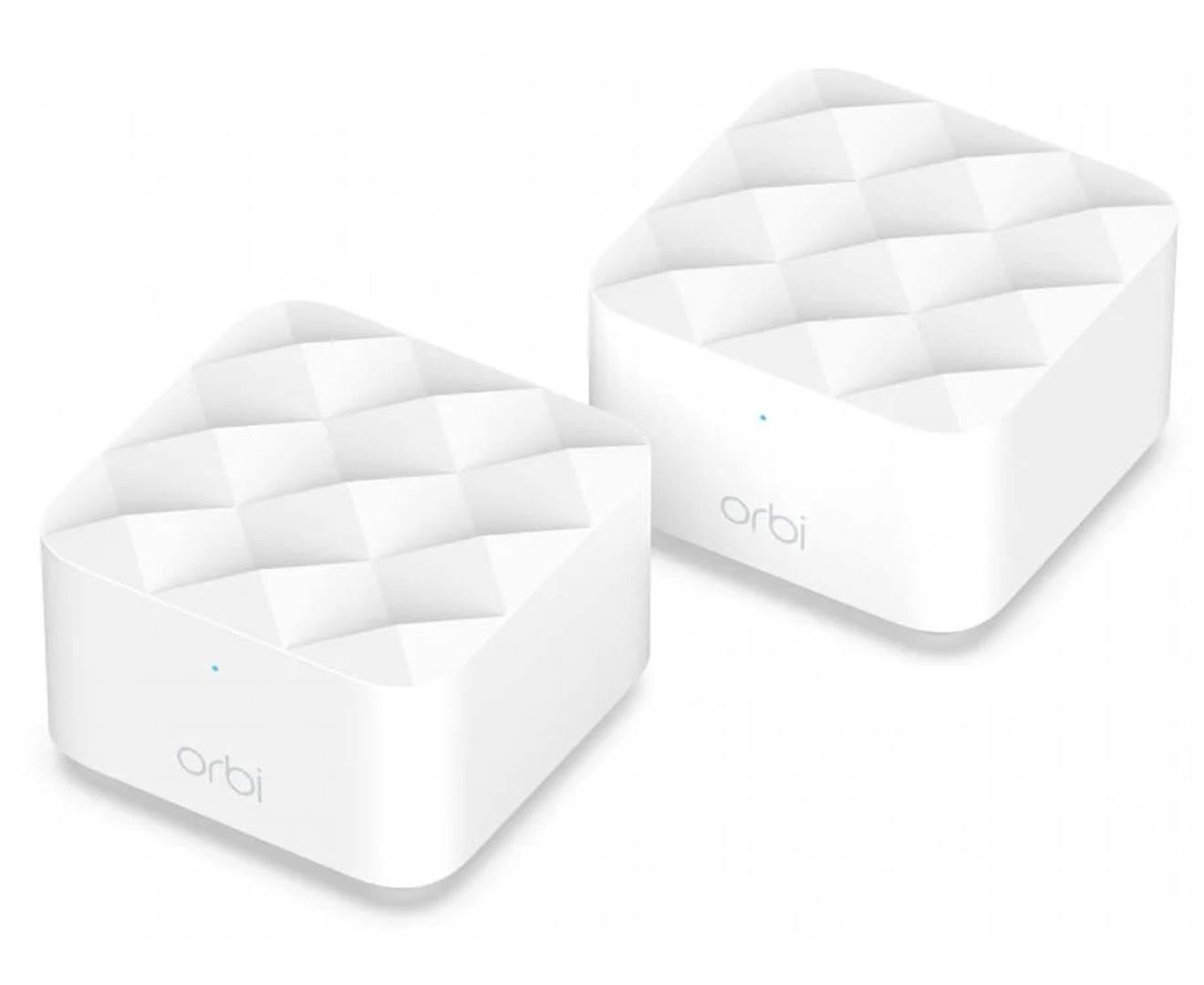 Netgear - Orbi Ac1200 Dual-Band Mesh Wi-Fi System (4-Pack) - White