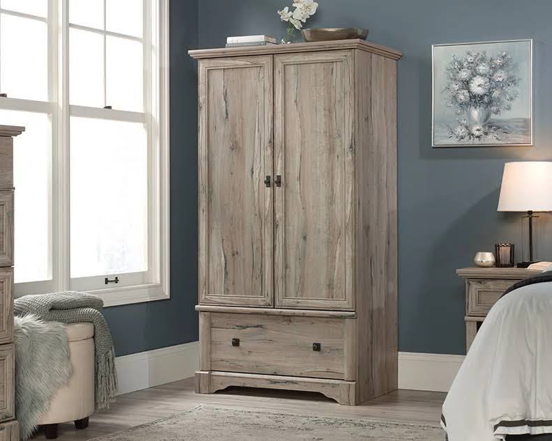 Sauder Palladia Armoire | Split Oak