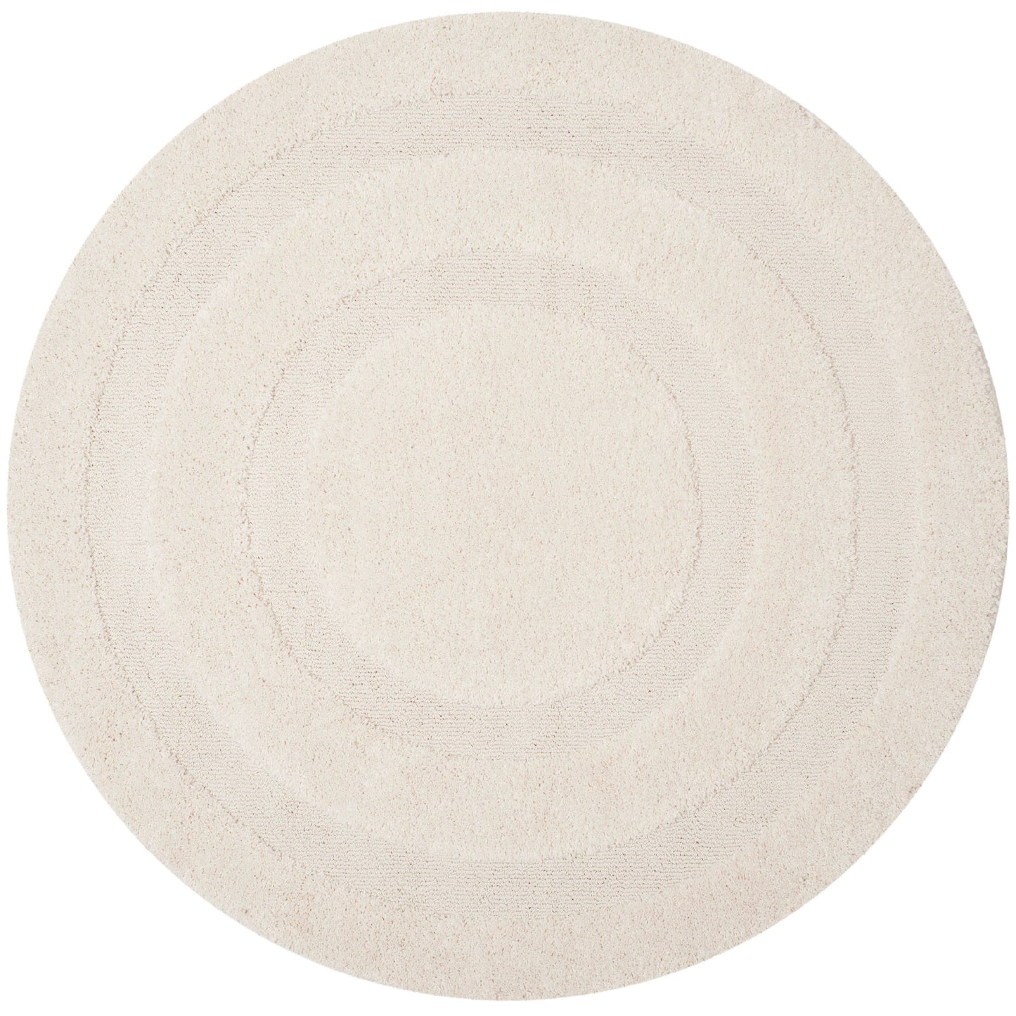 Safavieh Florida Mason Bordered Shag Area Rug, Cream