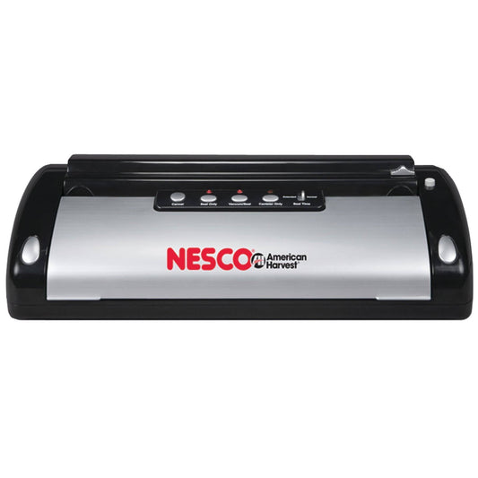 Nesco Vs-02 Vacuum Sealer (130-Watt; Black & Silver) & Vacuum Sealer Bag Variety Pack