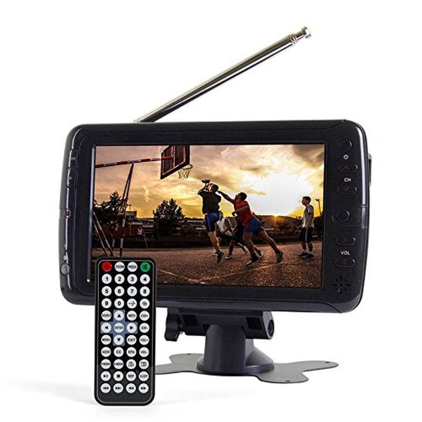 Tyler Ttv701 7 Portable Widescreen Lcd Tv With Detachable Antennas, Usb/Sd Card