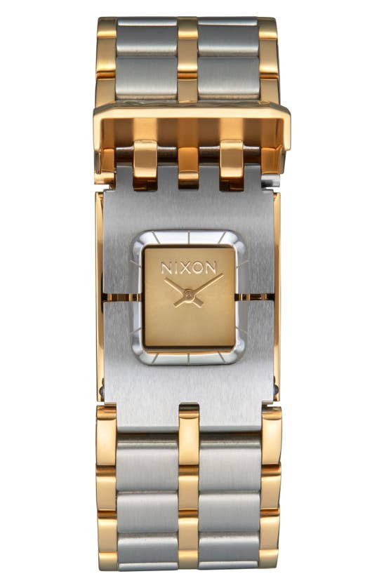 Nixon Confidante Bracelet Watch, 23mm In Silver/Gold At Nordstrom