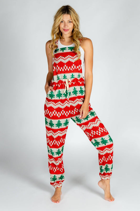 The Red Ryder | Womens Christmas Pajamaralls | Size S | Shinesty