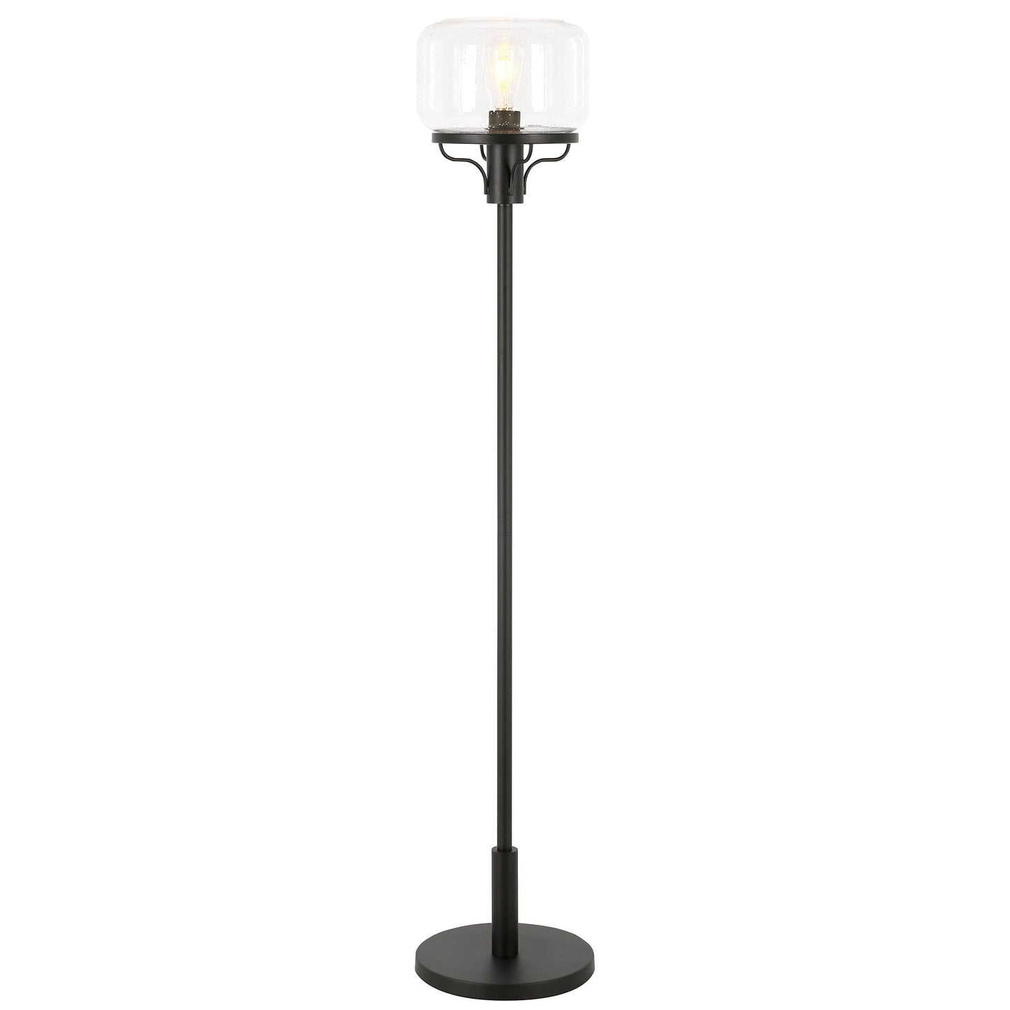 Tatum Globe Stem Floor Lamp - Blackened Bronze