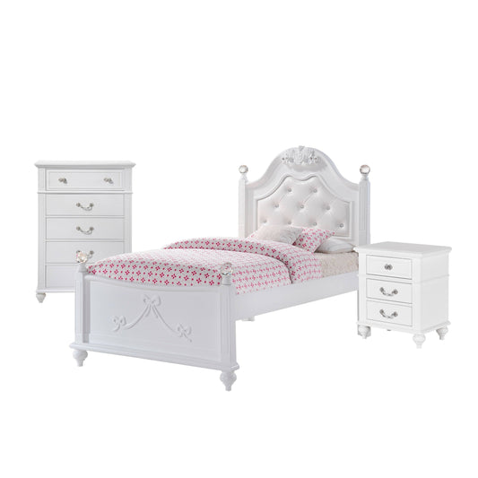 Picket House Furnishings Annie Twin Platform 3pc Bedroom Set W/ Storage Trundle