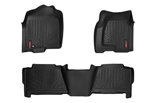 Rough Country M-29913 - Heavy Duty Floor Mats - Front And Rear - 3 Pc.