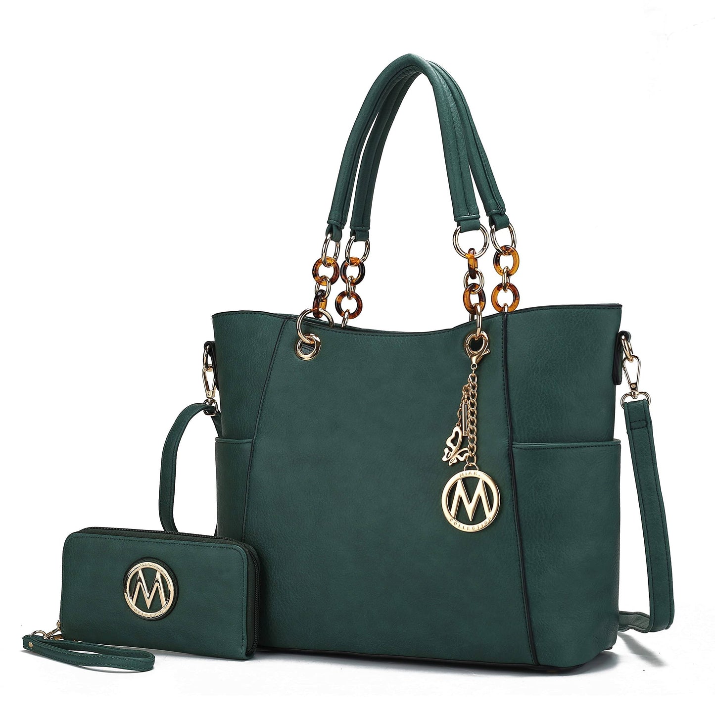 Mkf Collection Bonita Tote Bag With Wallet By Mia K. - Teal - Turquoise