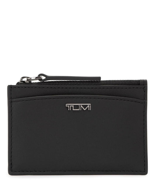 Tumi Belden Zip Card Case Black