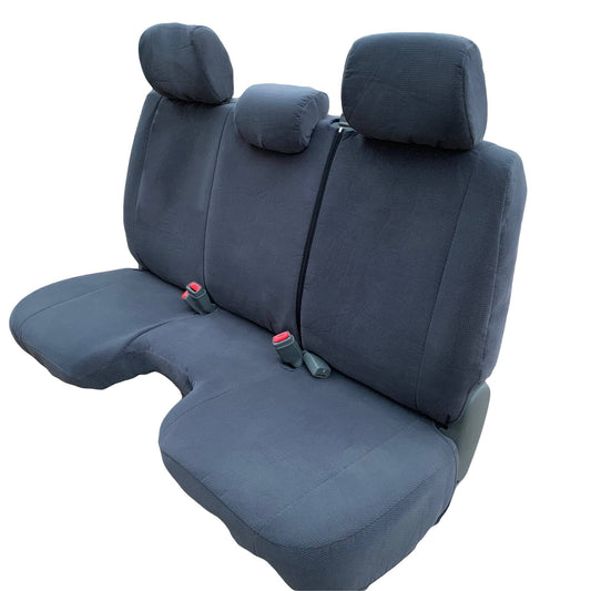 Regular Cab Solid Bench Adj 3 Headrest A30 Model Seat Covers For Toyota Tacoma (Dark Gray)