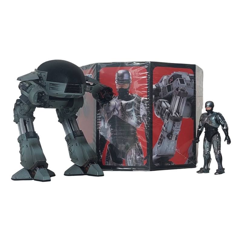 Robocop Ed-209 Vs Robocop Battle Damage 1/18 Scale Action Figure 2-Pack – Sdcc 2022 Previews Exclusive