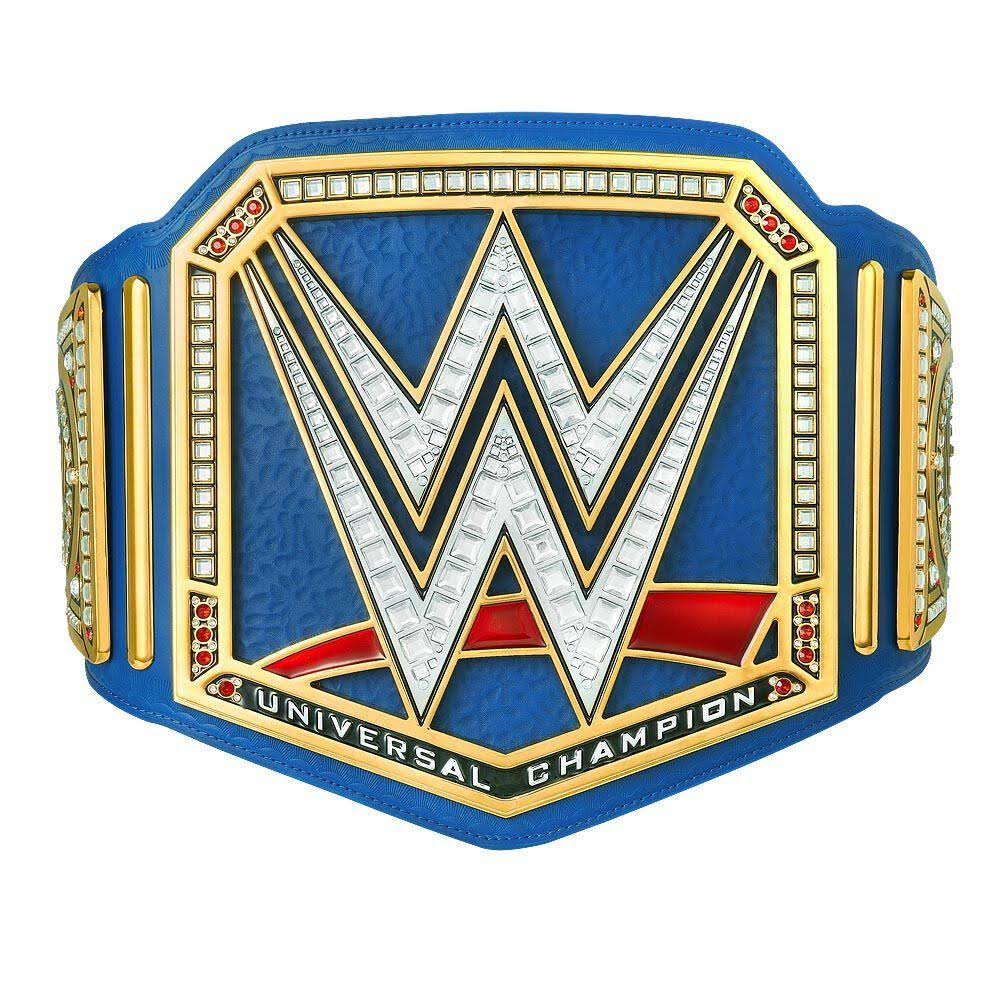 Wwe Authentic Wear Universal Championship Blue Replica Title Belt