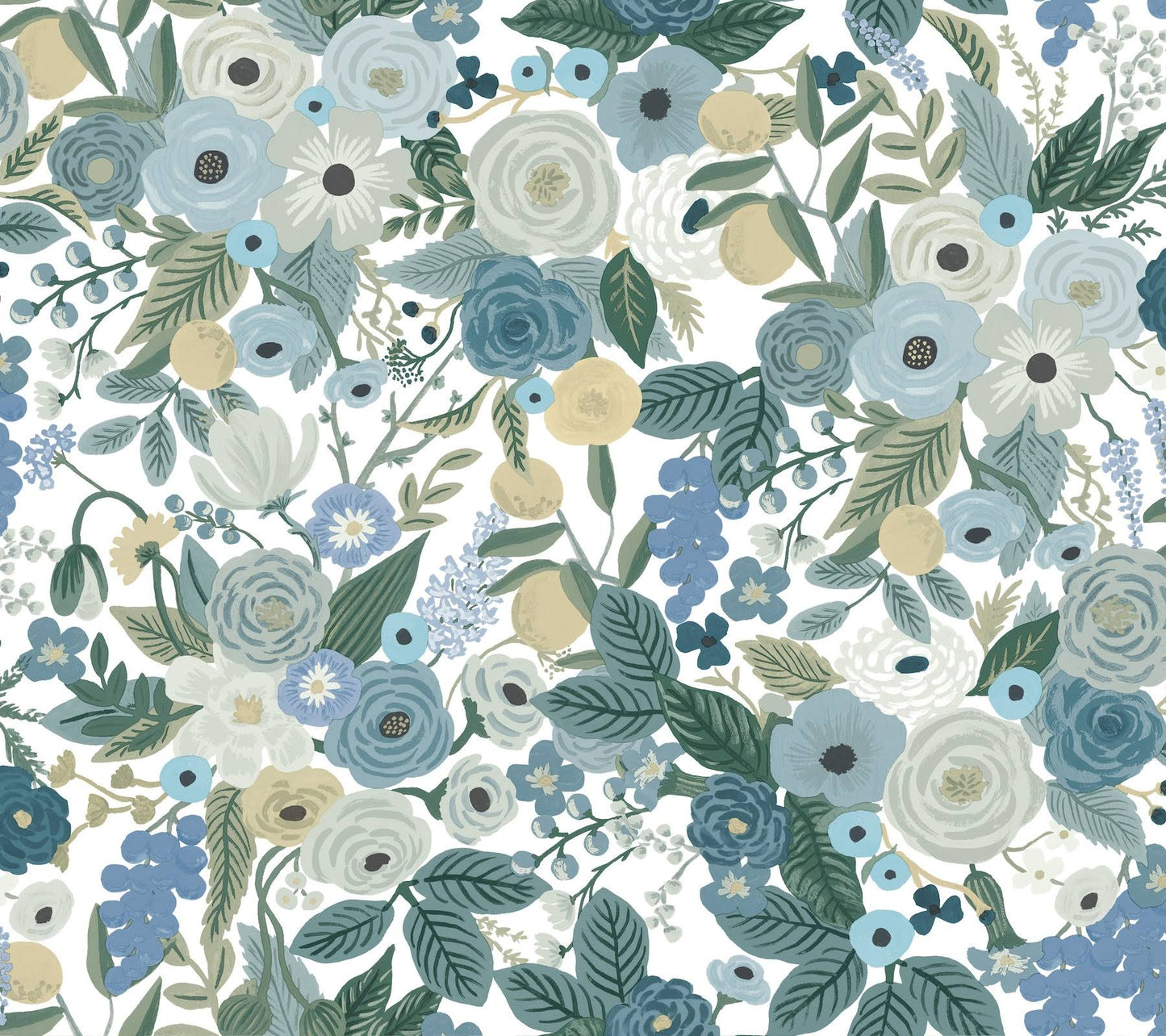 Rifle Paper Co. Garden Party Peel & Stick Wallpaper - Blue