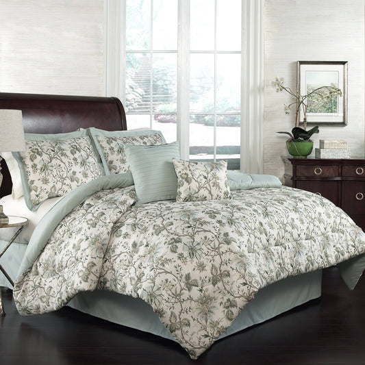 Traditions By Waverly Felicite 6 Piece Comforter Set; Queen