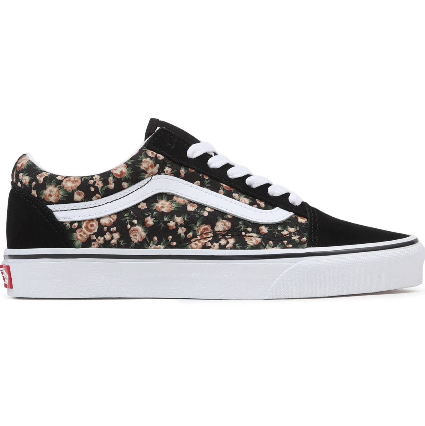 Vans Old Skool Rose Dreams Shoes - Size 8.5 - Rose Dreams Black White