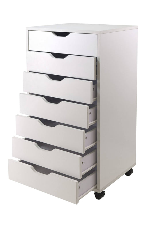 Winsome Halifax 7 Drawer Cabinet For Closet, White