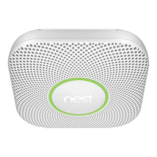 Nest Protect (2nd Generation) Smoke & Carbon Monoxide Alarm - Wi-Fi/Bluetooth 4.0 Le/802.15.4 - Android/Ios - White - 3 Pack