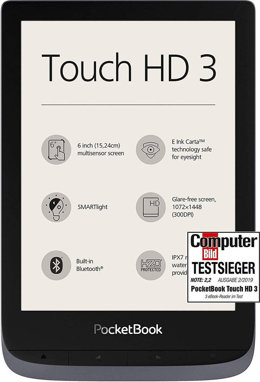 Pocketbook Touch Hd3 Metallic Grey