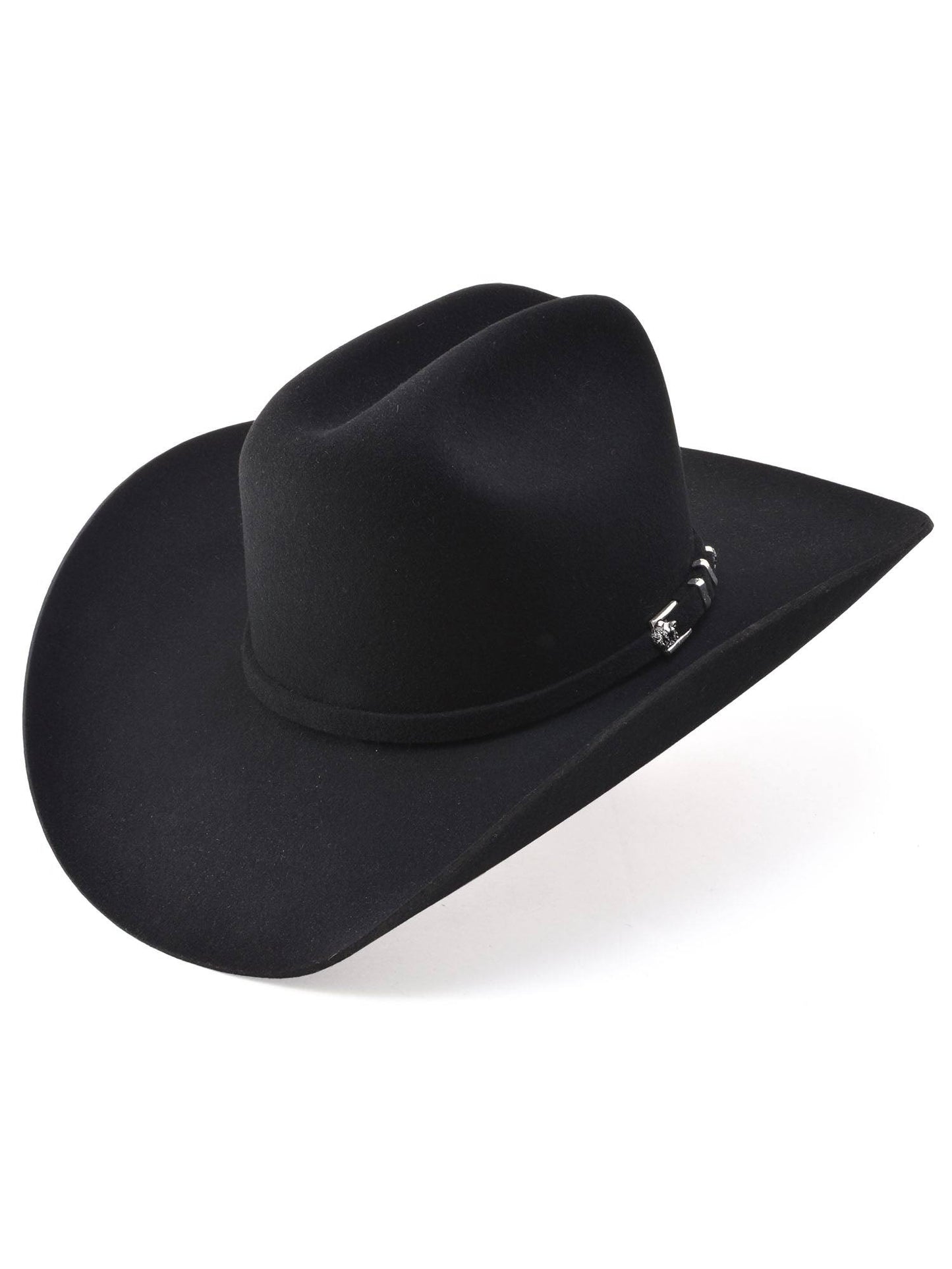 Stetson Men s Apache 4x Buffalo Felt Cowboy Hat Black 7 3/4