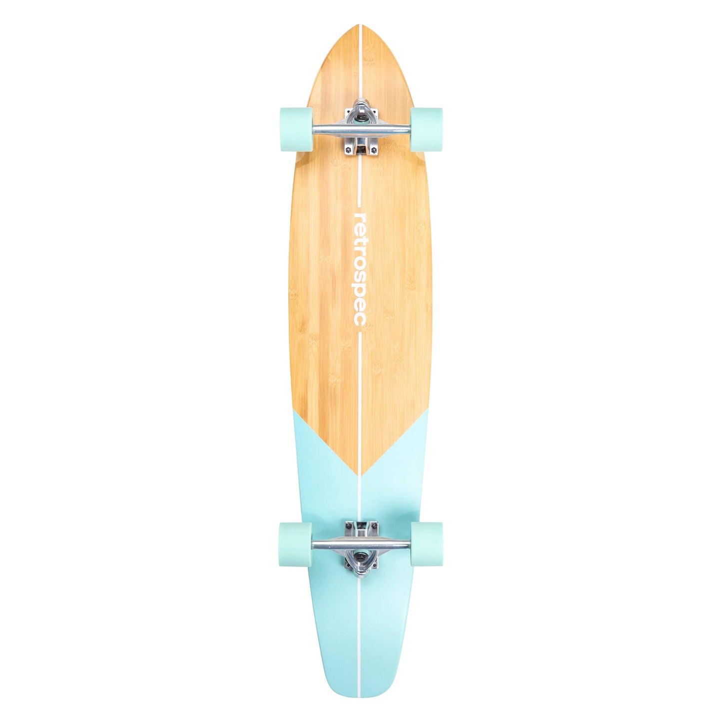 Retrospec Zed 44 Longboard - Aqua Fishtail