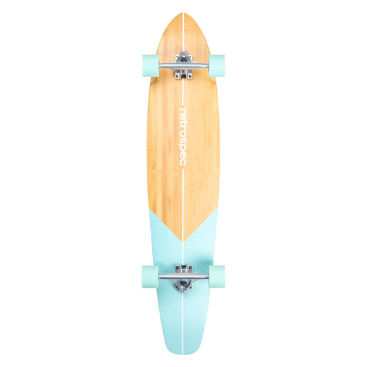 Retrospec Zed 44 Longboard - Aqua Fishtail