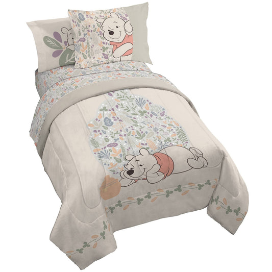 Winnie The Pooh Planted Twin Bed Set, Kids Bedding