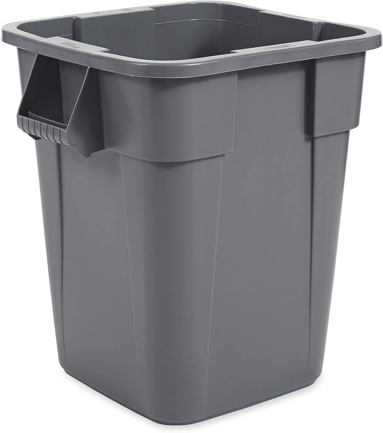 Rubbermaid Commercial Square Brute Container 40-Gal, Gray