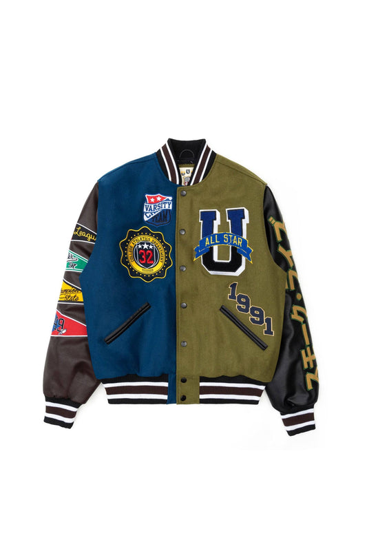 Smoke Rise All Star Varsity Jacket Green_Jj9795_22fw / M