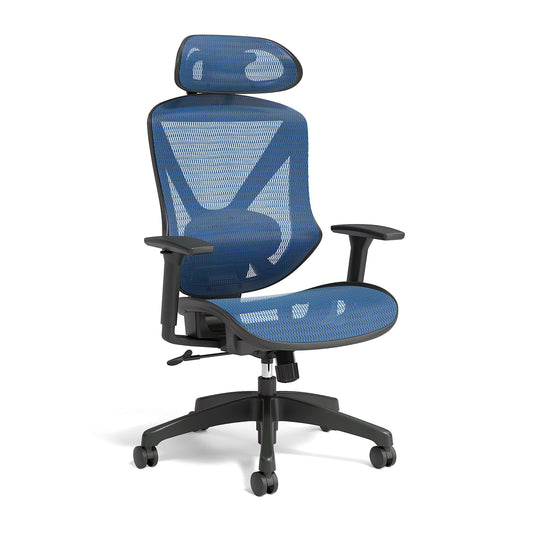 Union & Scale Flexfit Dexley Mesh Task Chair, Blue, 2/Pack (Un59375v-Ccvs)