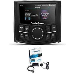 Rockford Fosgate Pmx-3 Compact Digital Media Receiver With 2.7 Display Bundled With Siriusxm Sxv300v1