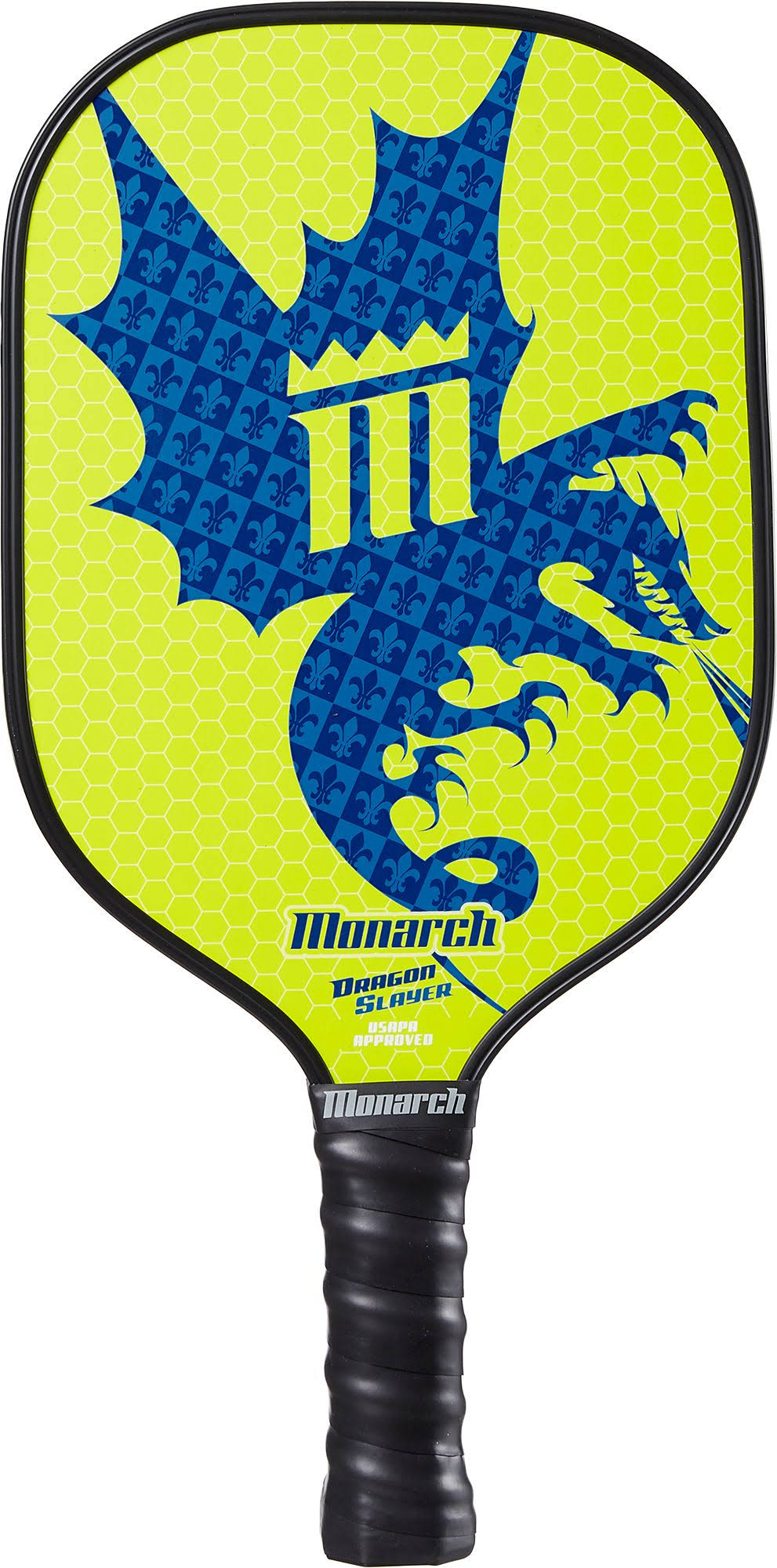 Monarch Dragon Slayer Pickleball Paddle, Black - Holiday Gift