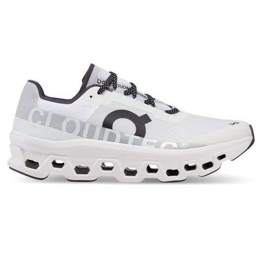 On Cloudmonster All White, Mens, Size: 8