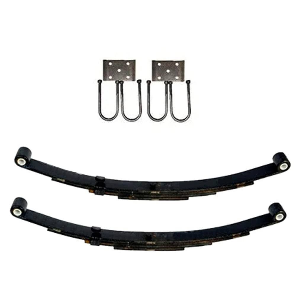 The Trailer Parts Outlet Trailer 4 Leaf Double Eye Spring Suspension Kit For 2 3/8 Inch Tube 3500 Lb Axles