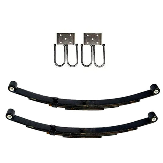 The Trailer Parts Outlet Trailer 4 Leaf Double Eye Spring Suspension Kit For 2 3/8 Inch Tube 3500 Lb Axles