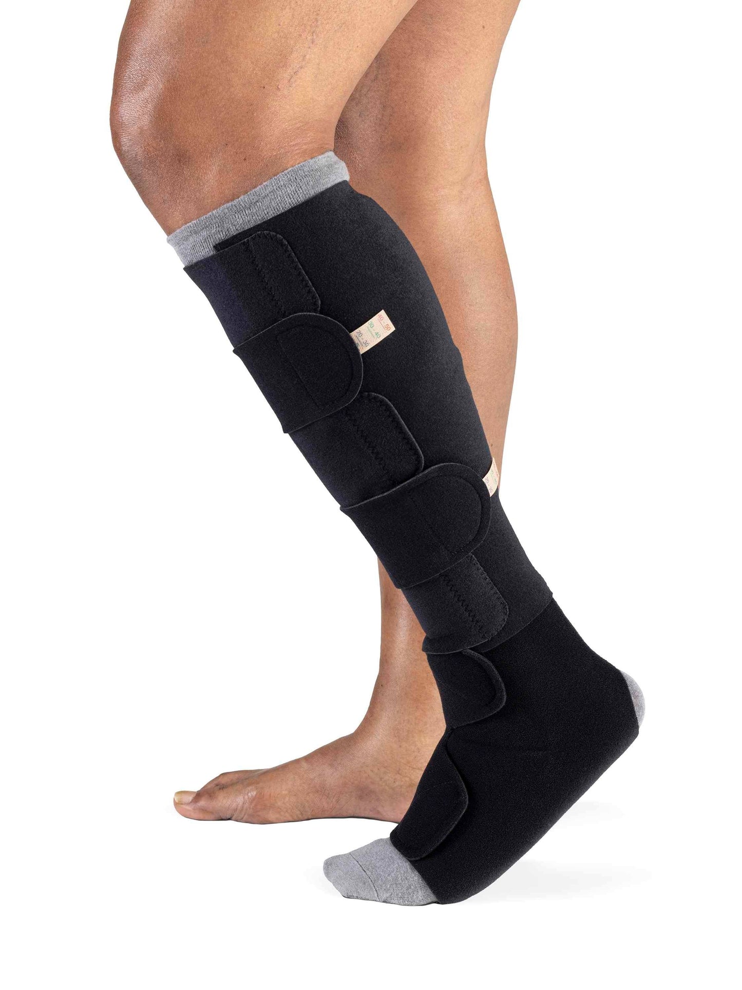 Sigvaris Compreflex Below Knee W/Boot 20-50 Mmhg Black X-Large Tall